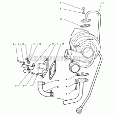 Маслопроводы турбокомпрессора (245-1118000-Ж) Маслопроводы турбокомпрессора (245-1118000-Ж)