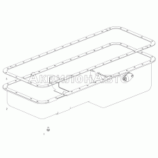 238Ф-1009005 Установка картера масляного