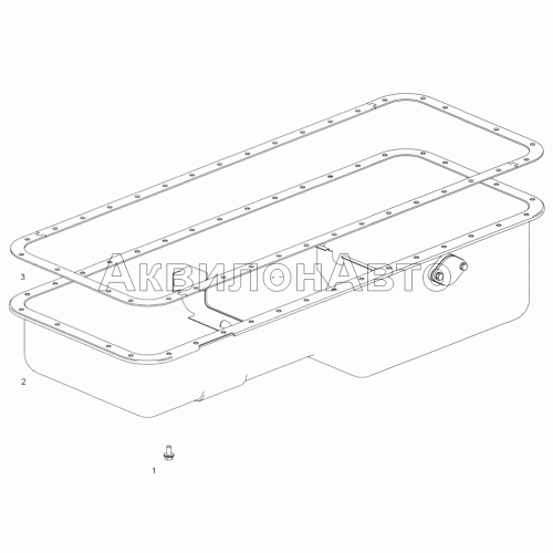 238Ф-1009005 Установка картера масляного 238Ф-1009005 Установка картера масляного