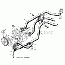 Установка маслопроводов Установка маслопроводов