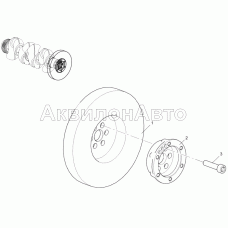 Гаситель коленчатого вала
