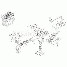 Система рециркуляции ОГ 5340-30-121300-010
