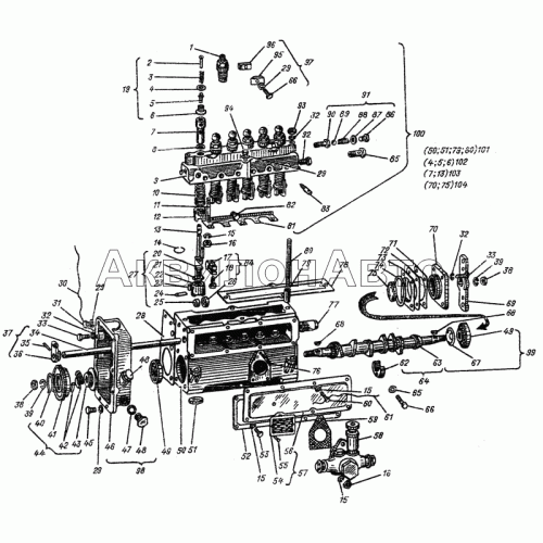 Насос топливный