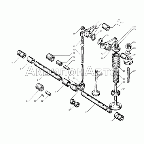 Клапаны и толкатели