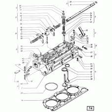 Головка цилиндров СМД-60, -62, -64, -66, -72