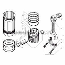 Поршень и шатун