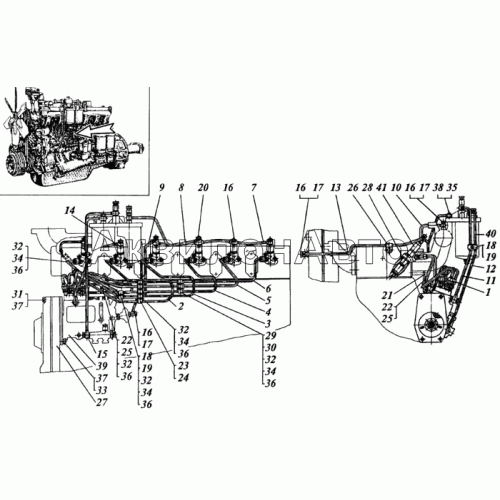 Система топливная