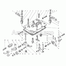КРЫШКА РЕГУЛЯТОРА ВЕРХНЯЯ И РЫЧАГИ С КОРРЕКТОРАМИ