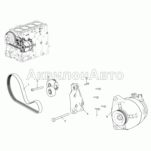 Привод генератора
