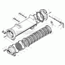 Радиатор водомасляный и краник сливной