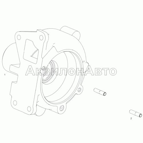 236-1307014-Д Корпус водяного насоса