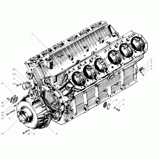Блок цилиндров ЯМЗ-240БМ2
