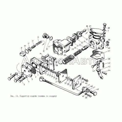 Корректор подачи топлива по наддуву