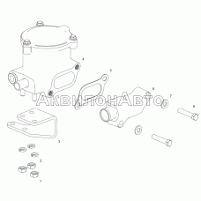 6565.1014196 Маслоотделитель с патрубком и кронштейном