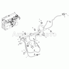 Жгут датчиков (для двигателей ЯМЗ-53602-10, ЯМЗ-53622-10, ЯМЗ-53642-10) 53602-30-372400-020