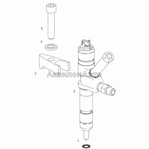 6585.1112005-10 Установка форсунки 6585.1112005-10 Установка форсунки