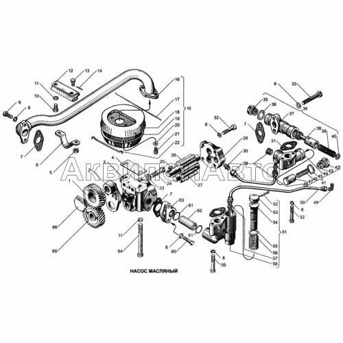 Насос масляный 236-1011014-Г