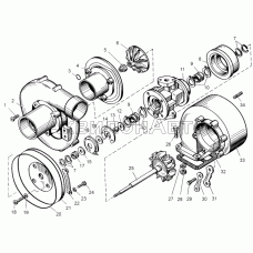 Турбокомпрессор. Устройство