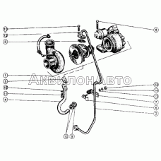 Маслопроводы турбокомпрессора Маслопроводы турбокомпрессора