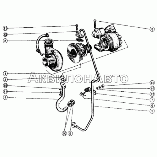 Маслопроводы турбокомпрессора Маслопроводы турбокомпрессора
