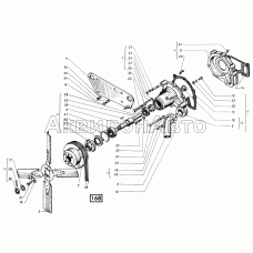 Насос водяной СМД-14НГ,-14БН,-15Н,-19,-20