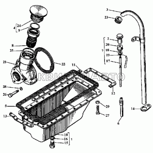 Картер масляный двигателя Картер масляный двигателя