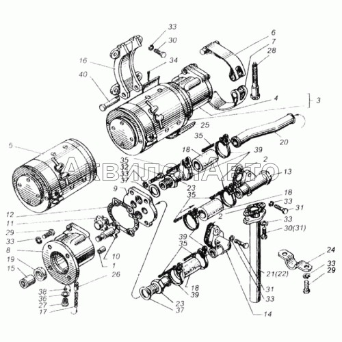 Насос маслозакачивающий