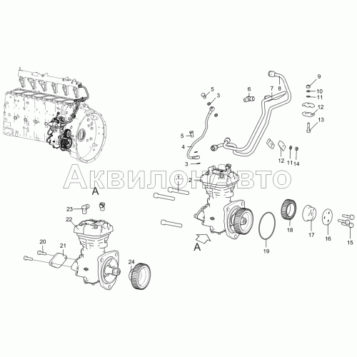 Компрессор пневматического тормоза 5340-30-350900-010