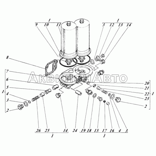 Фильтр масляный 461-10с1