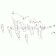 53442.1303005 Установка трубы распределительной (ЯМЗ-53442)