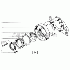 Опора передняя СМД-21, -22, 22А, 23, 23.01, 23.02, 24, 24.01, 24.02