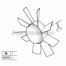 Вентилятор системы охлаждения