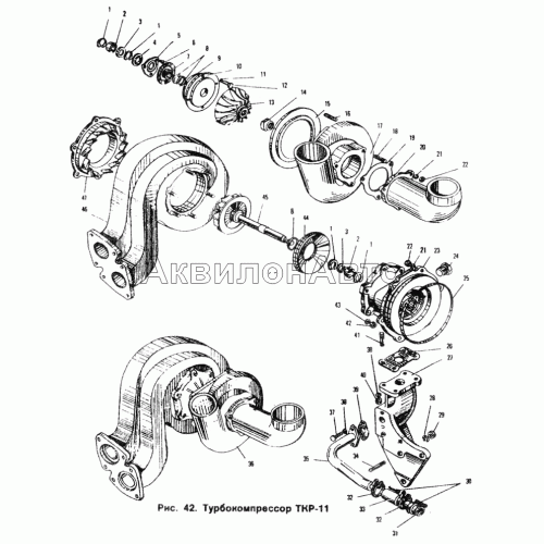 Турбокомпрессор ТКР-11 Турбокомпрессор ТКР-11