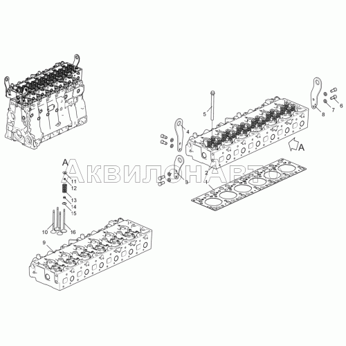 Головка цилиндров 536-30-100300-010