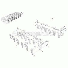 Труба распределительная (для двигателей ЯМЗ-53602, ЯМЗ-53622, ЯМЗ-53642) 53602-30-130300-010