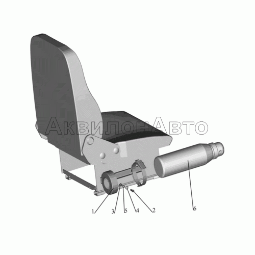 Установка огнетушителя 4370-3910040