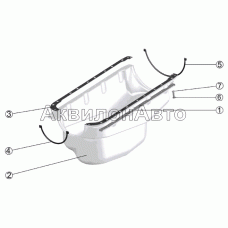 Установка картера масляного