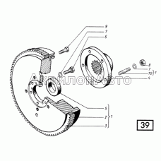 Маховик СМД-31, -31А, -31.01, 31Б.04