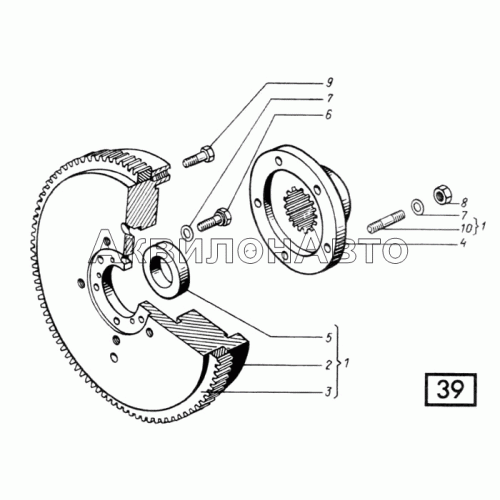 Маховик СМД-31, -31А, -31.01, 31Б.04 Маховик СМД-31, -31А, -31.01, 31Б.04