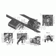 Установка топливопроводов 437030-1104002