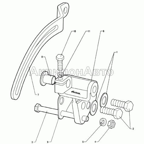 Установка кронштейна генератора Установка кронштейна генератора