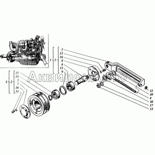 Ролик натяжной