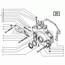 Крышка передняя СМД-60, -62, -64, -66, -72