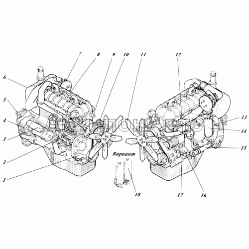 Дизель 442-55P-00c1 Дизель 442-55P-00c1