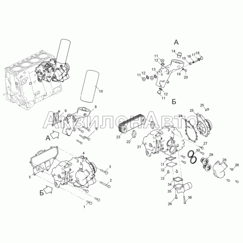 Модуль сервисный (для двигателя ЯМЗ-5347-10)
