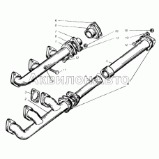 Газопровод двигателей ЯМЗ-240Н, ЯМЗ-240П