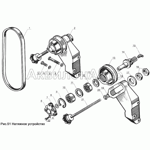 Натяжное устройство