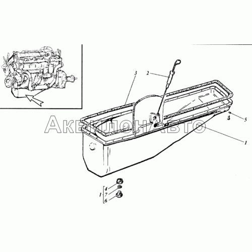 Крышка картера нижняя Крышка картера нижняя