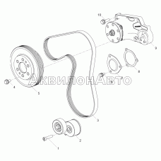 5343.1308007-10 Установка привода вентилятора