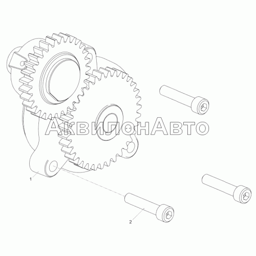 5340.1011005 Установка масляного насоса